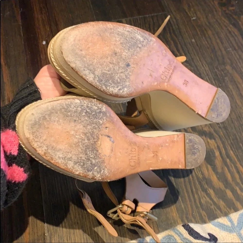 Chloé Wedges size 38 - Picture 5 of 5